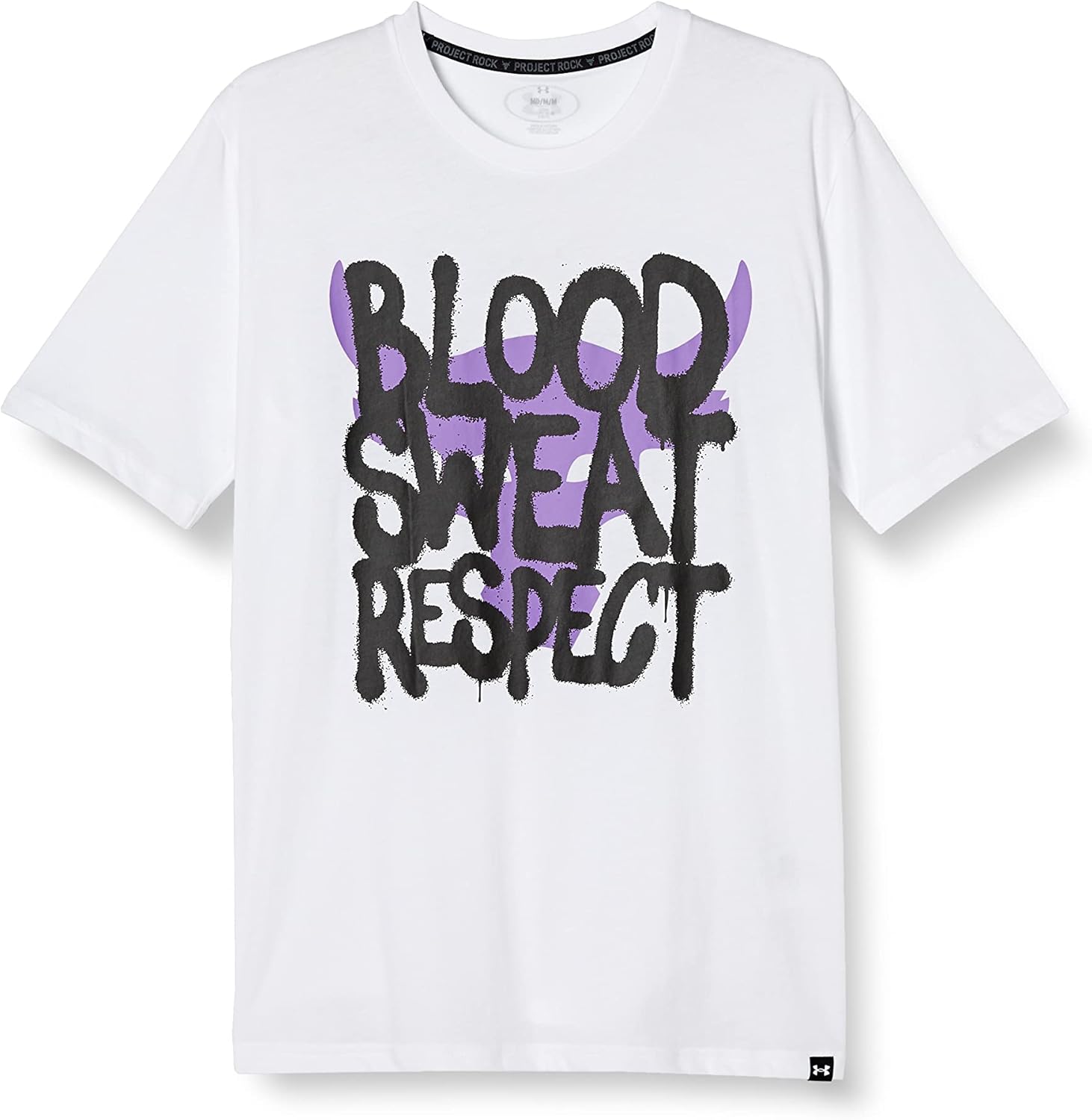 

Мужская футболка с коротким рукавом Under Armour Project Rock Payoff, White/Lunar Purple/Black, Белый, Мужская футболка с коротким рукавом Under Armour Project Rock Payoff, White/Lunar Purple/Black