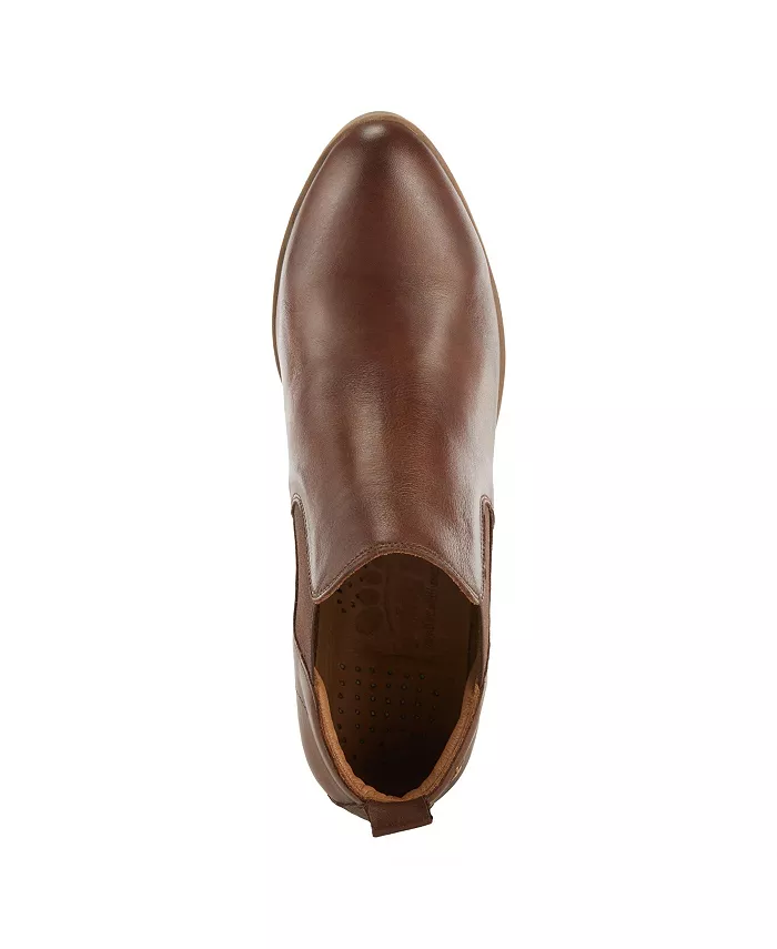 Туфли Phaedra Premium Leather с мягкой стелькой, поддержкой свода стопы и низким каблуком Spring Step, коричневый — фото 3