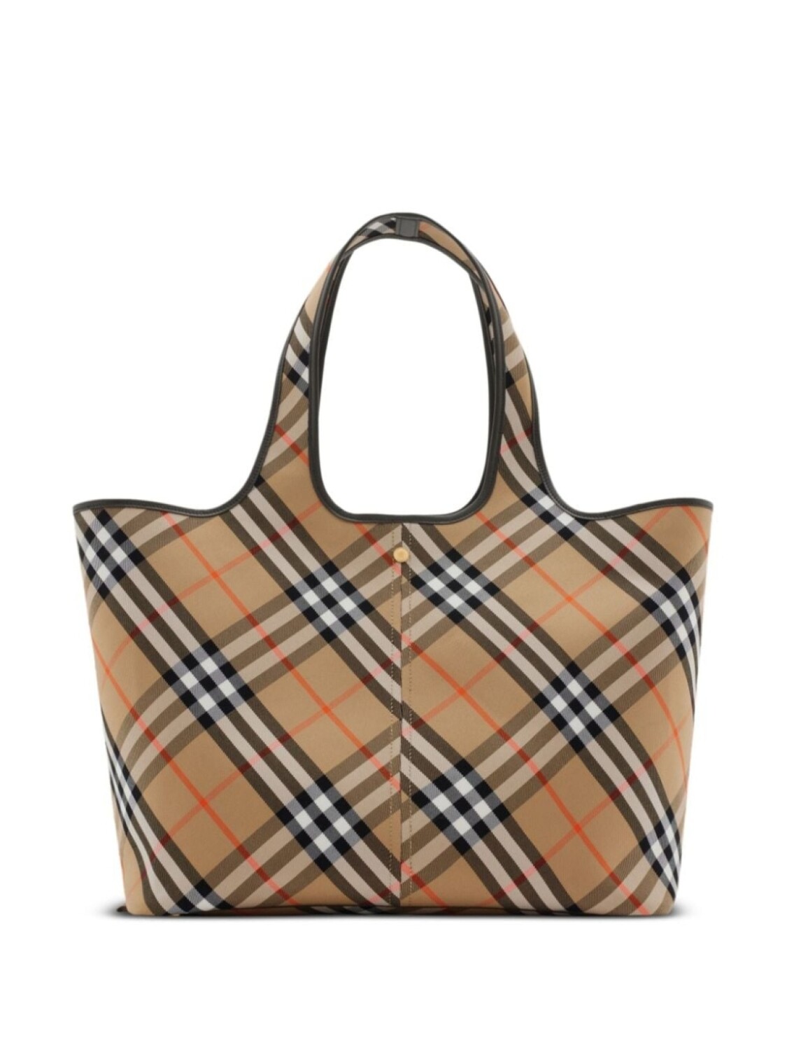 Сумка-тоут Burberry Vintage Check среднего размера, нейтральный цвет — фото 4