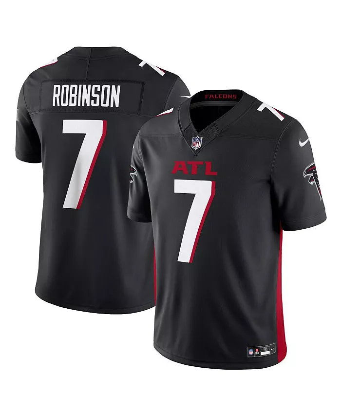 

Мужская лимитированная джерси Atlanta Falcons Bijan Robinson в технологии Vapor F.U.S.E Nike, черный