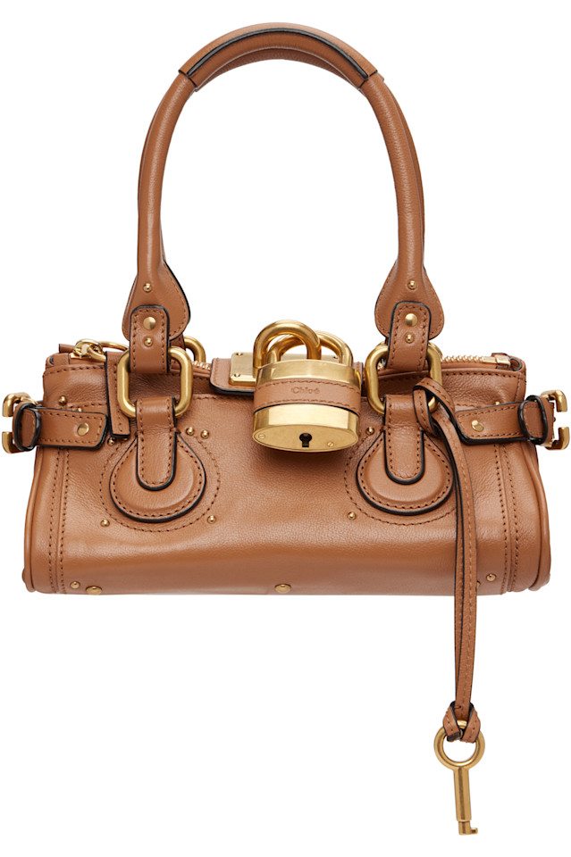 

Chloé Коричневая маленькая сумка Паддингтон