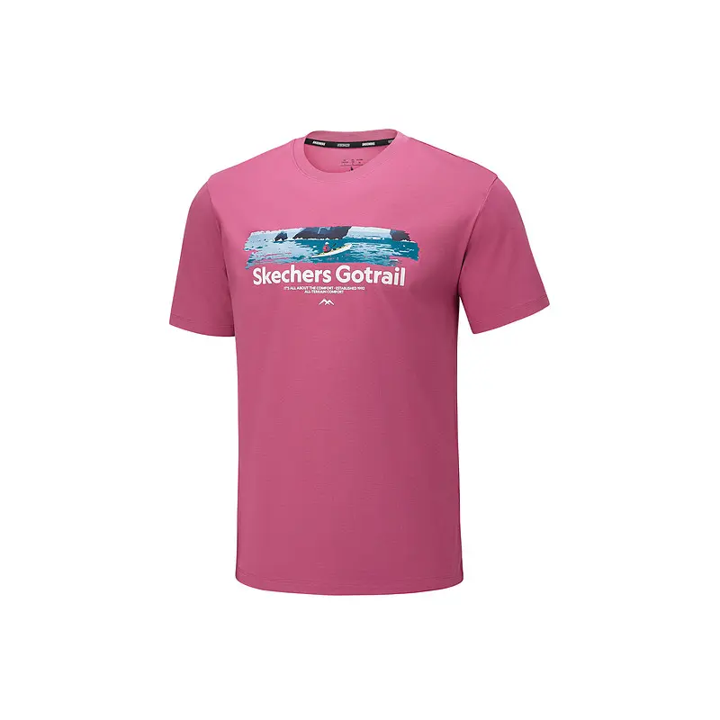 

Футболка GO DRI Quick Dry Unisex Skechers, malaga розовый-05j6