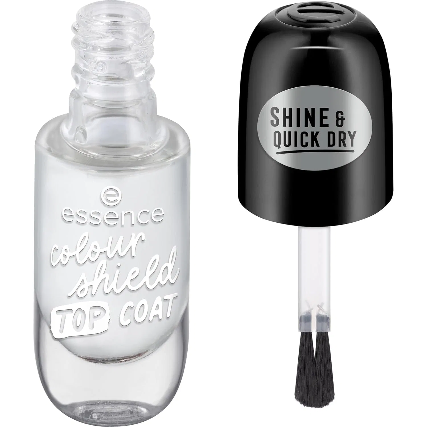Верхнее покрытие essence cosmetics Colour Shield Top Coat Essence, Clear/Subtle — фото 2