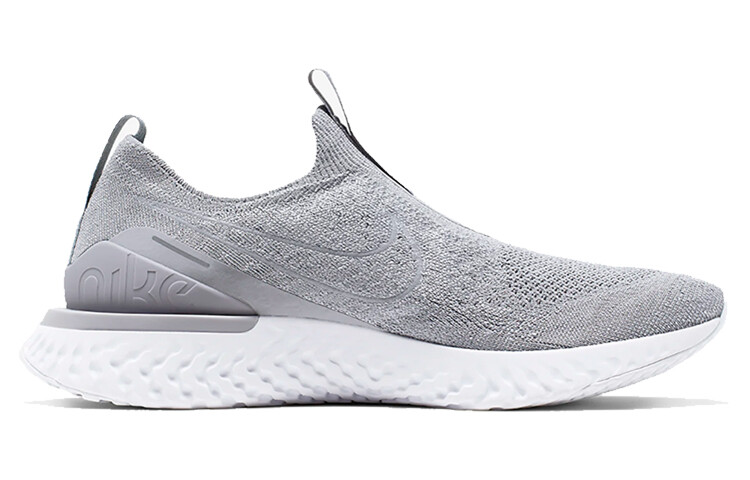 Слипоны Nike Men, серый/белый — фото 2