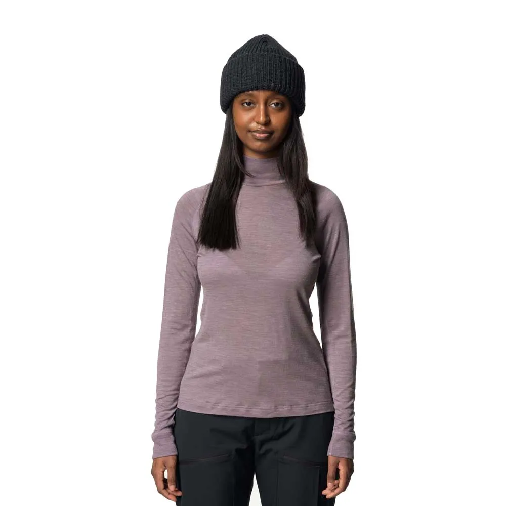 

Базовый слой с длинным рукавом Houdini Activist Turtleneck, розовый