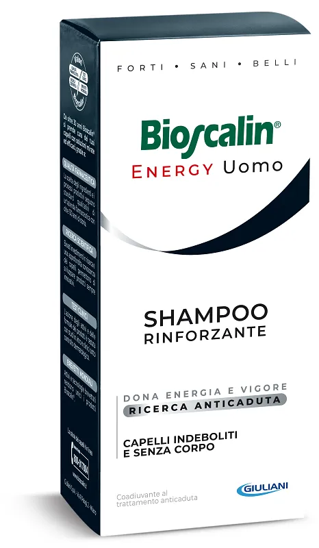 

Bioscalin Energy Shampoo 200 мл Мужской шампунь