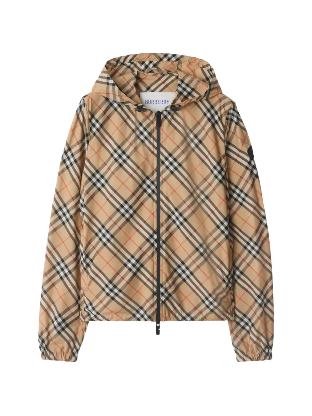 Жакет Burberry, женский, клетчатый, нейтральный