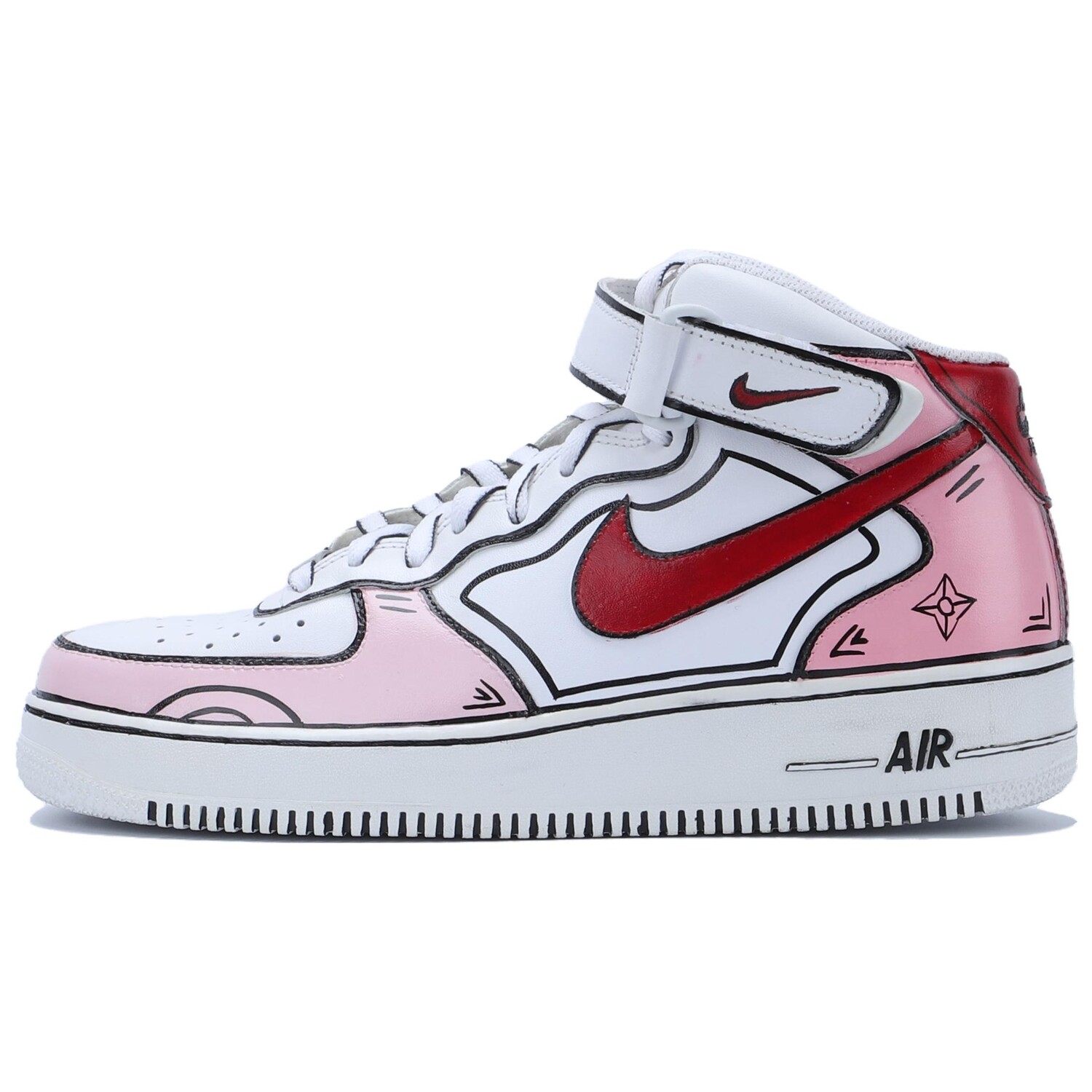 

Мужские кроссовки для скейтбординга Nike Air Force 1, White