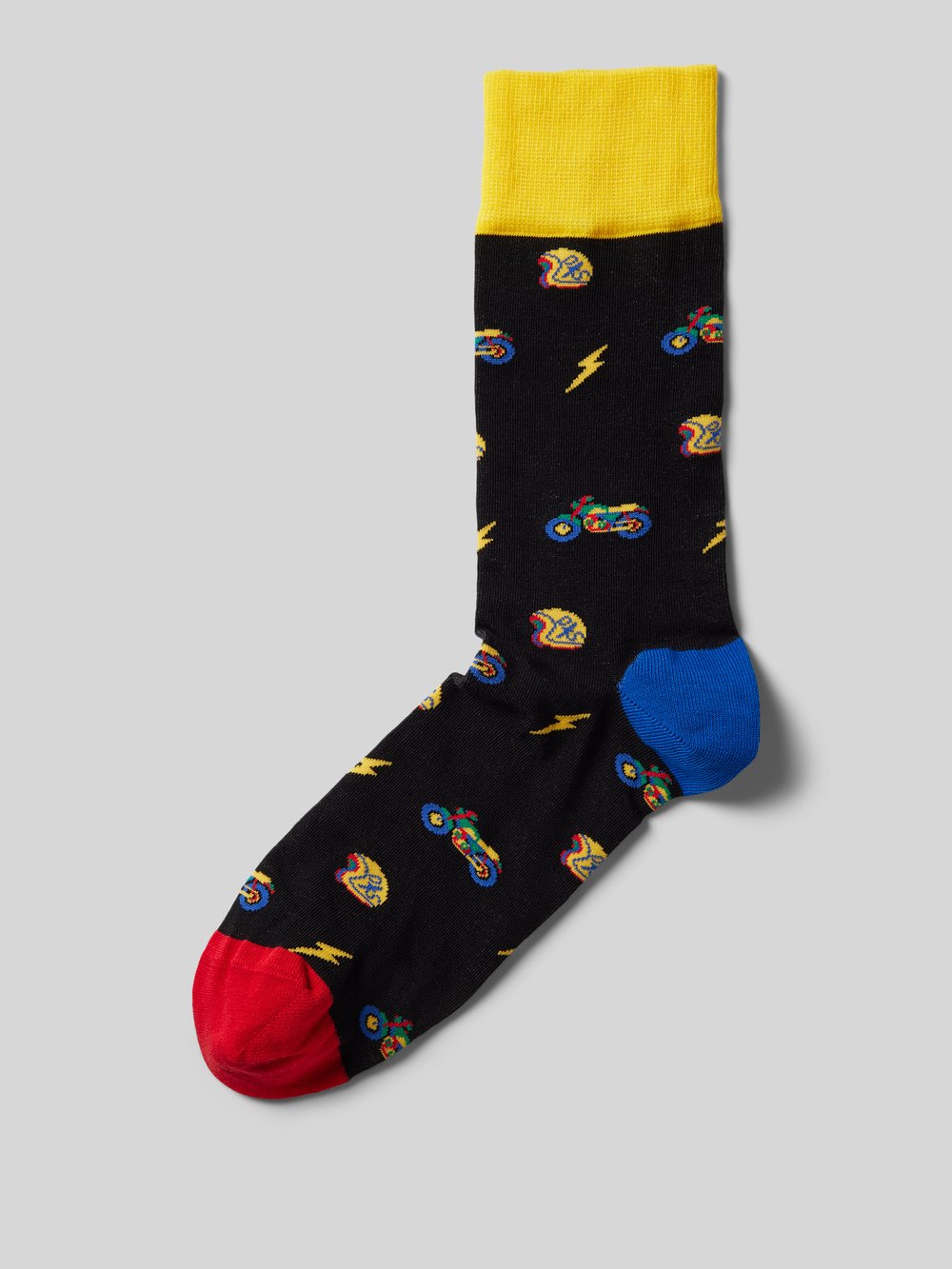 

Носки с узорчатой ​​вышивкой DillySocks, черный