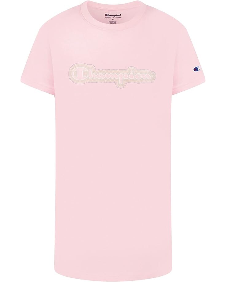 

Платье Champion Champion Graphic Jersey Dress, цвет Pink Candy