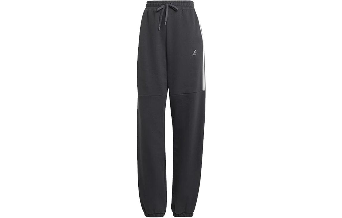 

Трикотажные спортивные штаны женские серые Adidas