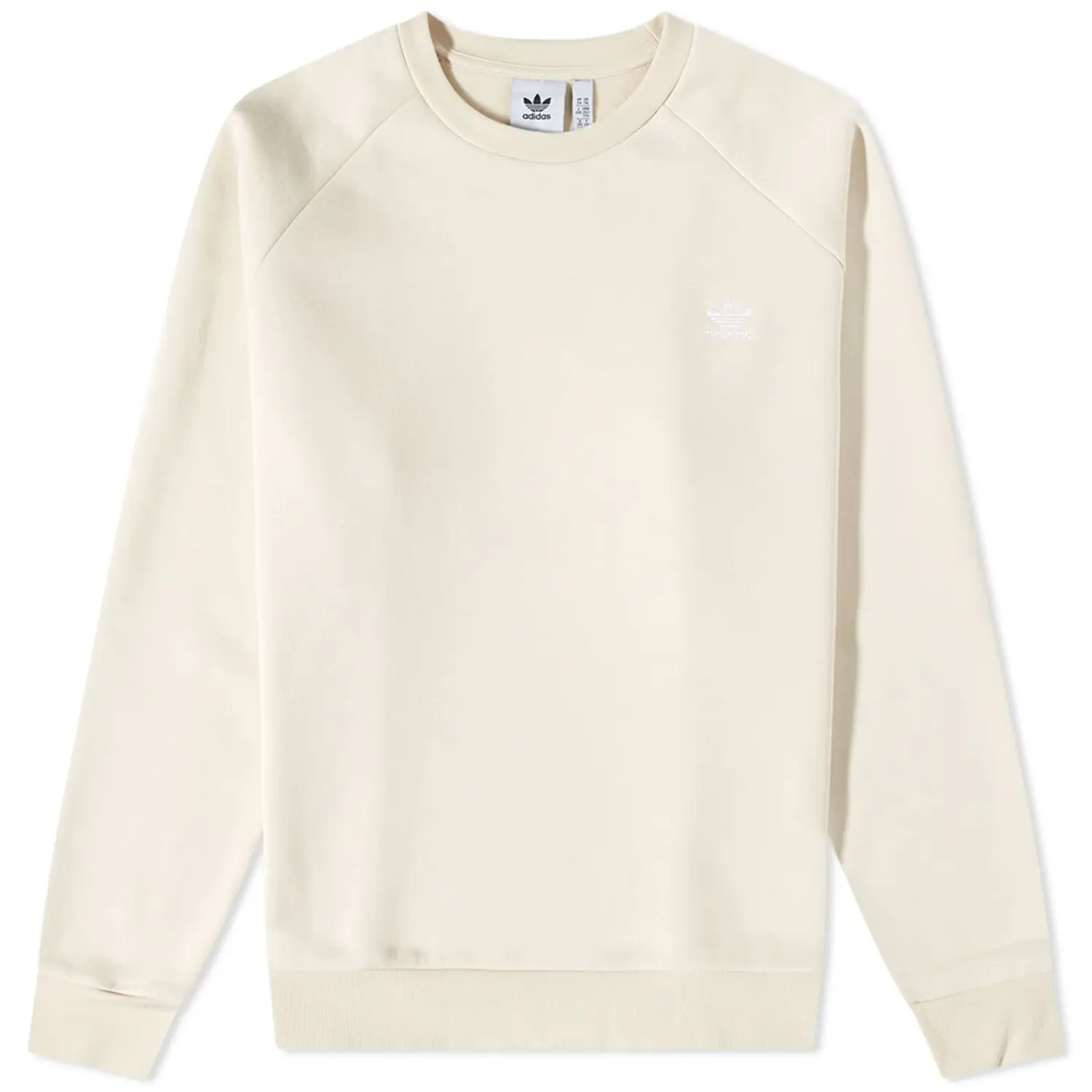 

Adidas Originals Мужская толстовка цвета экрю с круглым вырезом, средней толщины, стандартного размера