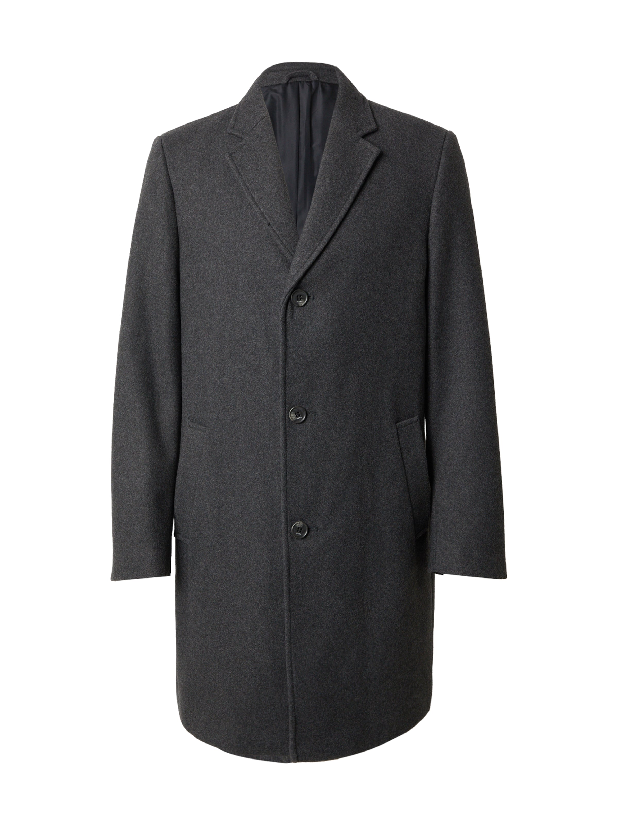 

Karl Lagerfeld Межсезонное пальто в темно-сером цвете