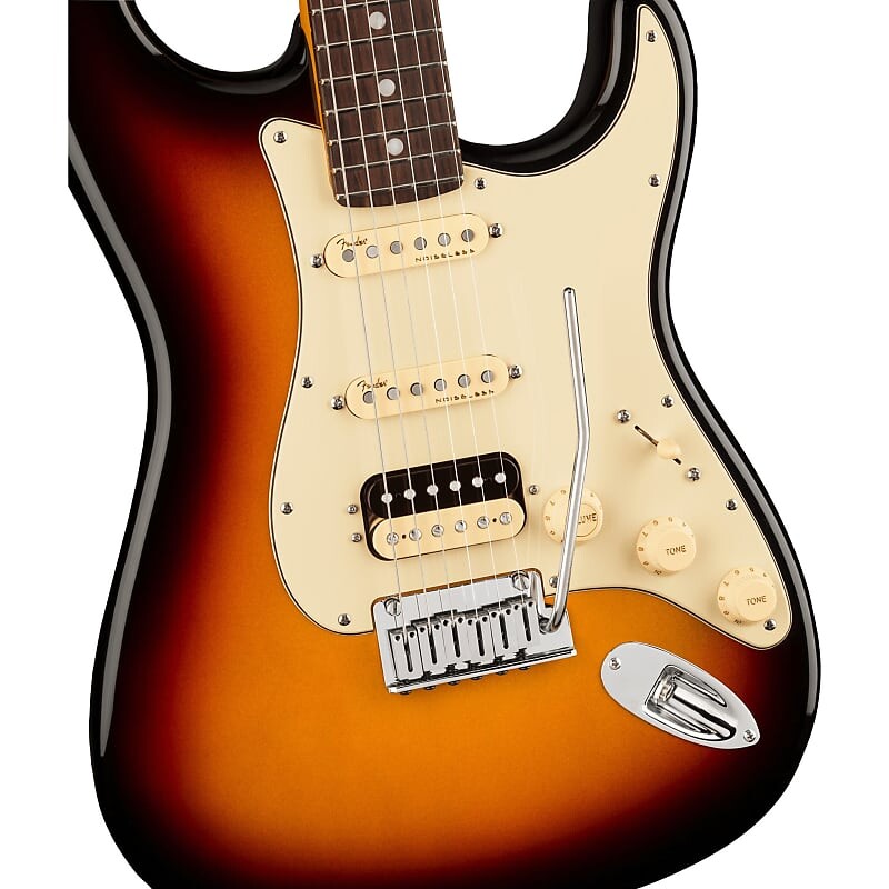 

Электрогитара Fender American Ultra Stratocaster HSS w/Rosewood Fretboard - Ultraburst