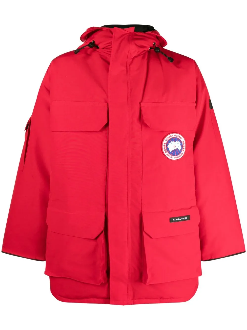 

Парка Expedition с капюшоном Canada Goose, красный