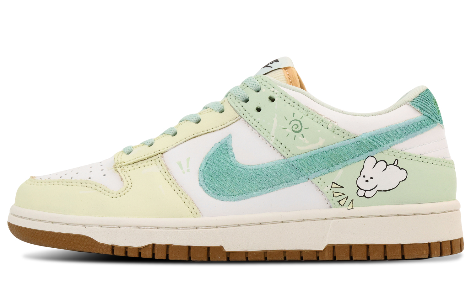 

Низкие скейтбордистские кроссовки Dunk, унисекс Nike, экрю