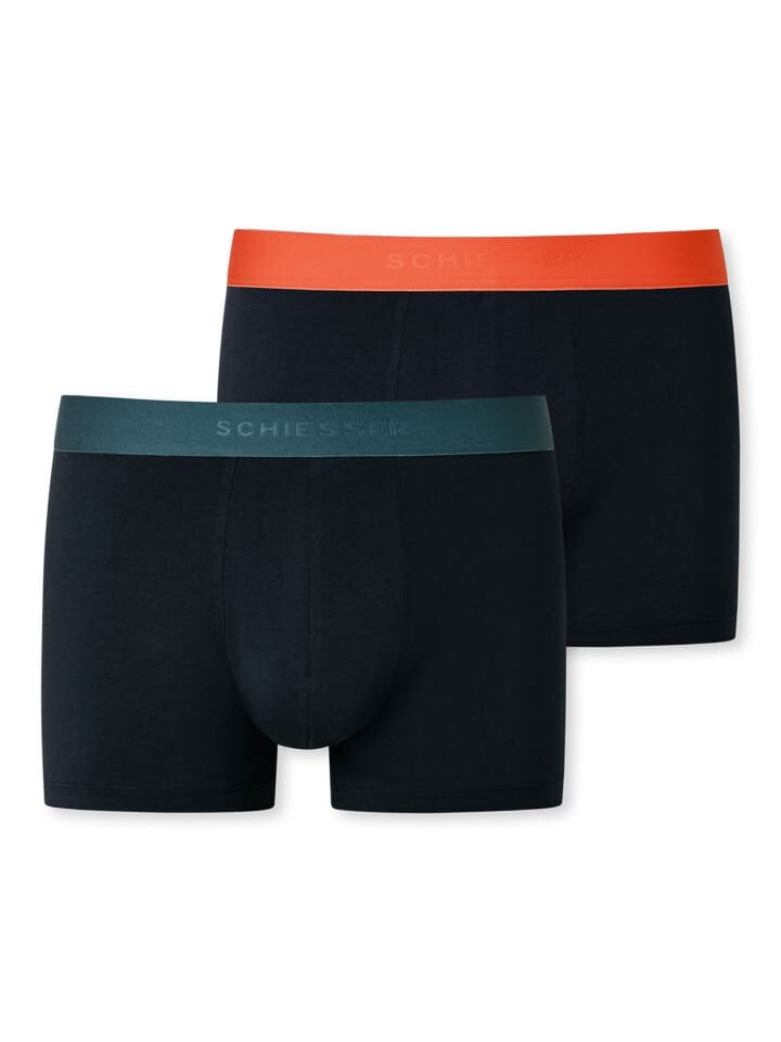

Боксеры Schiesser 95/5 Organic Cotton, темно-синий
