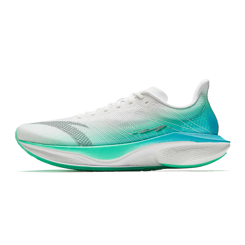 

ANTA Кроссовки для бега Mach 4Pro V2 с противоскользящей, дышащей и эластичной подошвой, мужские, цвет белый, синий