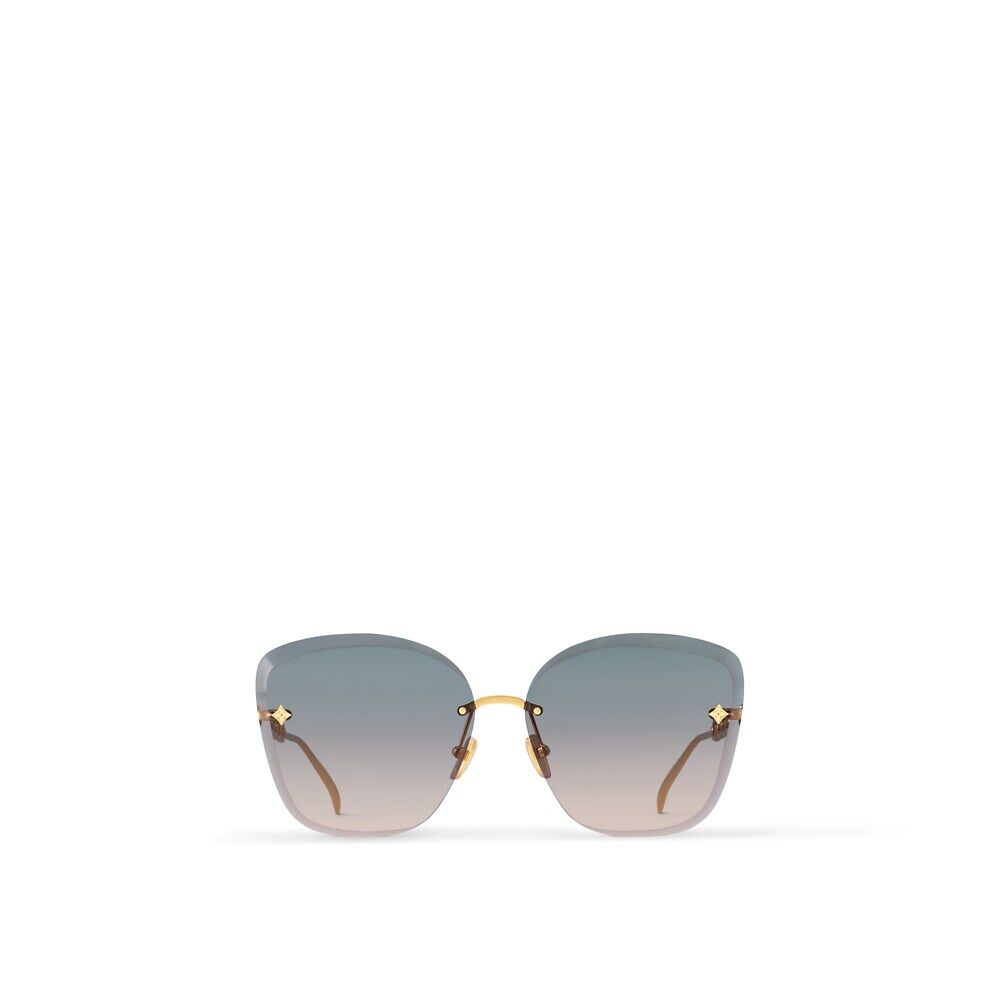 

Солнцезащитные очки LV Jewel Round Cat Eye Louis Vuitton, синий