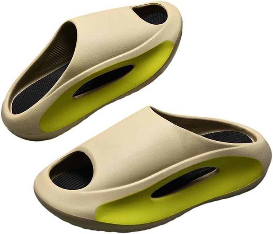 

Мужские тапочки-подушки, Нескользящие шлепанцы для душа, Ванные тапочки, Модные спортивные и повседневные пляжные шлепанцы, Тапочки с толстой подошвой (Размер: EU 40/41, Цвет: белый) Yczhd