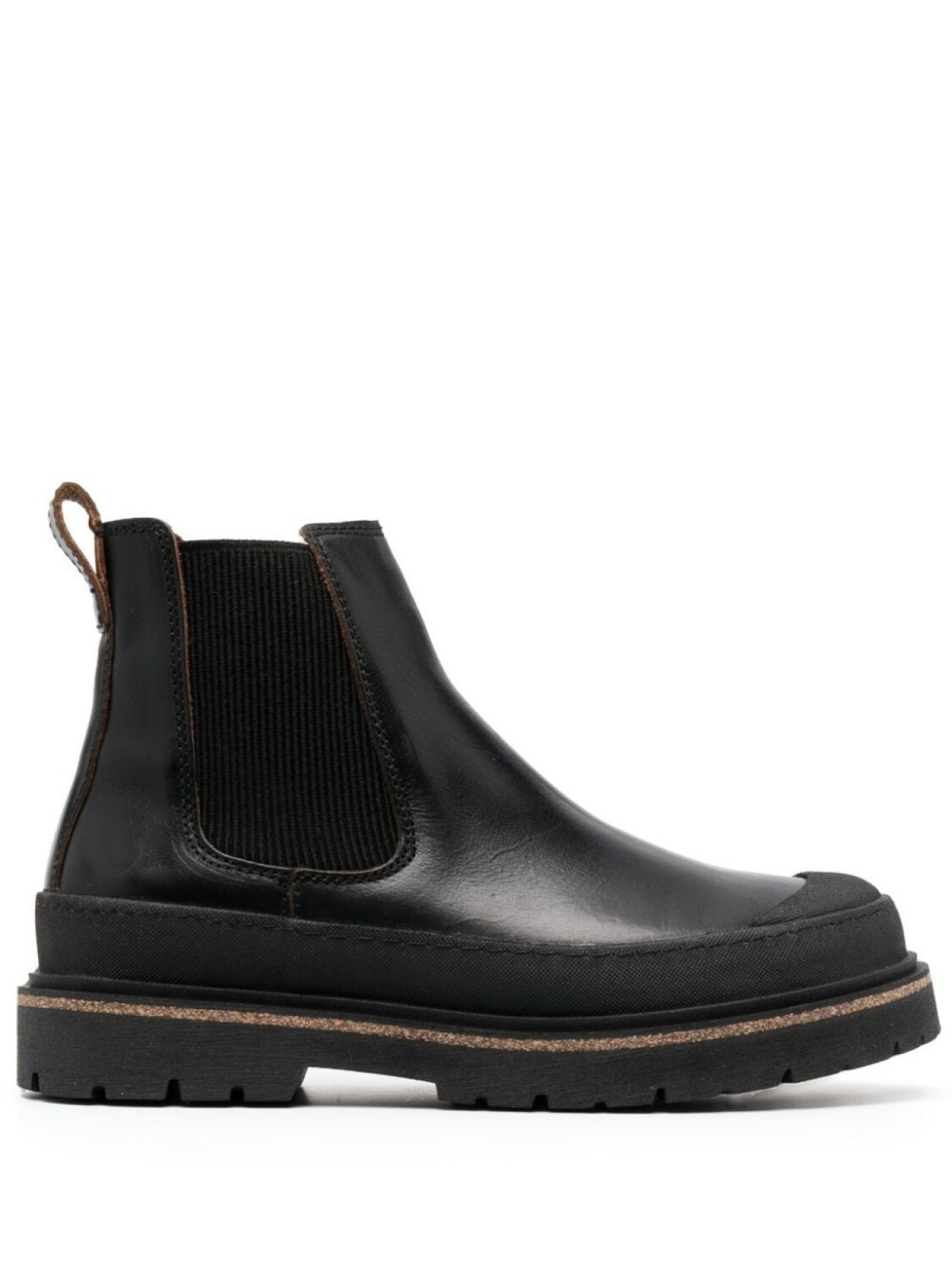 Женские ботинки Birkenstock челси кожаные, черный