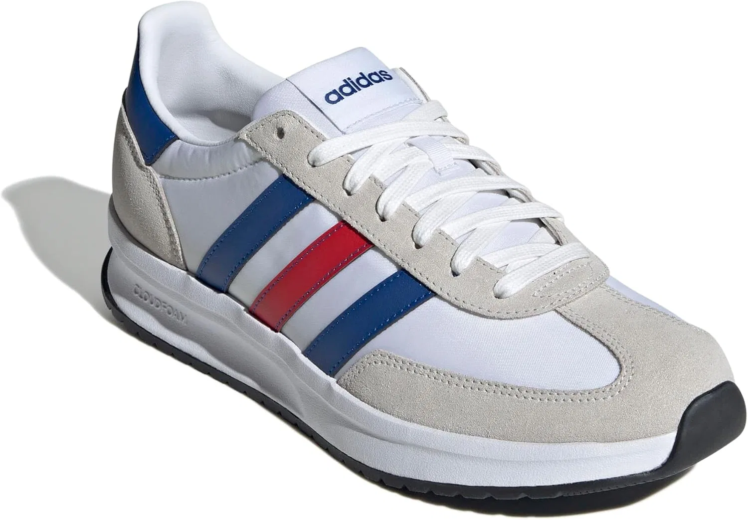 Мужские кроссовки Adidas Run 70s 2.0 JS0117, текстиль, синтетический материал, Cloud White Royal Blue Grey One — фото 3