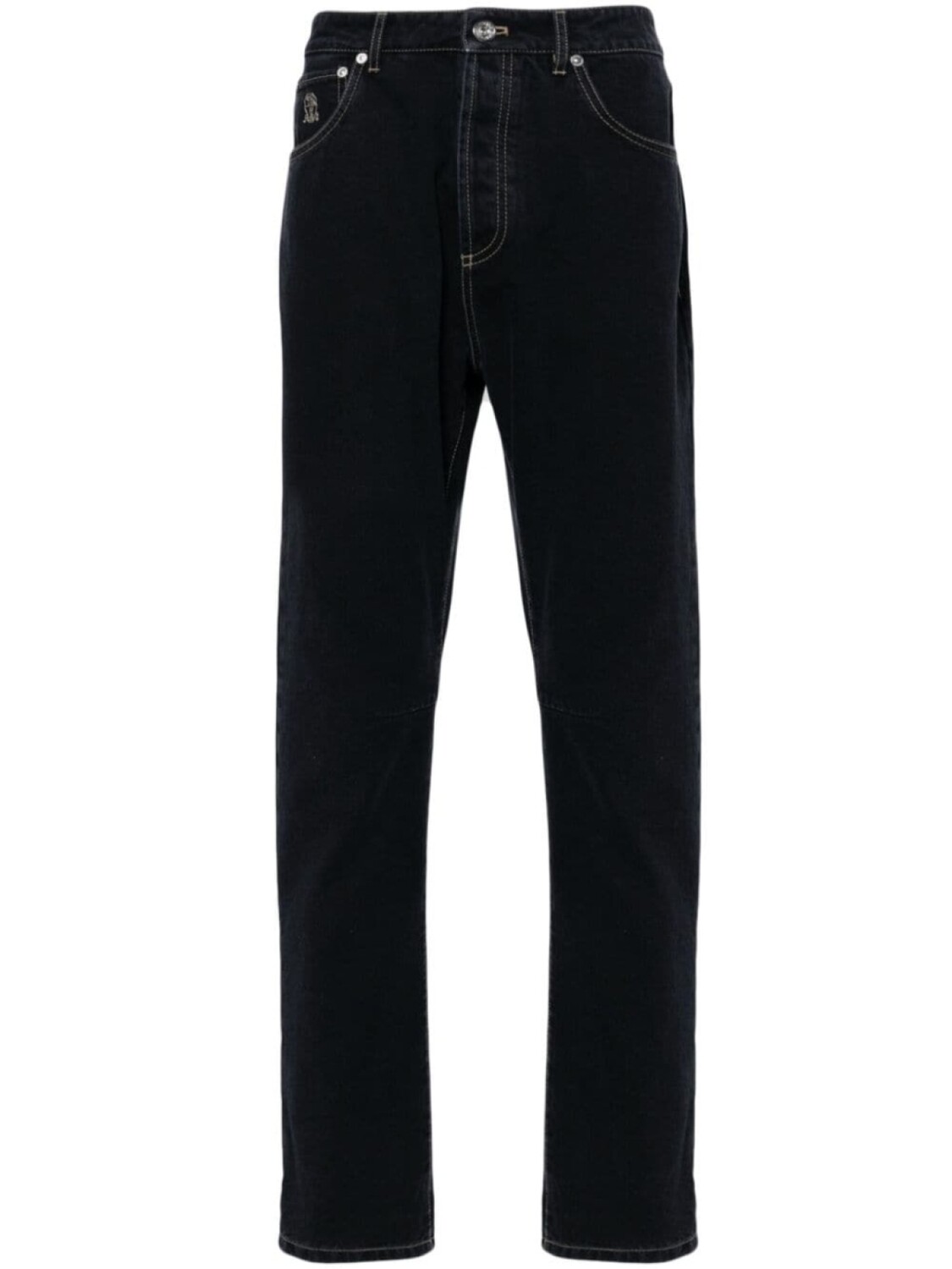 

Brunello Cucinelli джинсы узкого кроя, черный