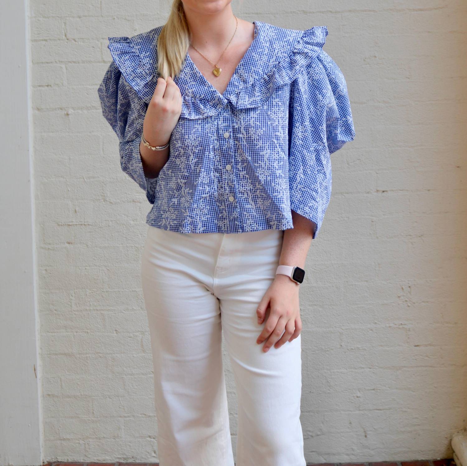 

Топ Caroline на пуговицах в синем цвете Day + moon