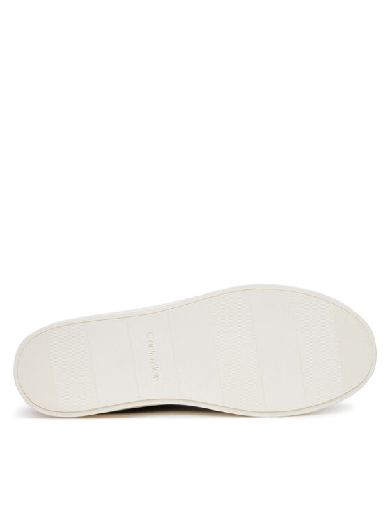 Кроссовки Pure Low Laceup Cupsole Hf Lth HM0HM01859 Calvin Klein, черный — фото 4