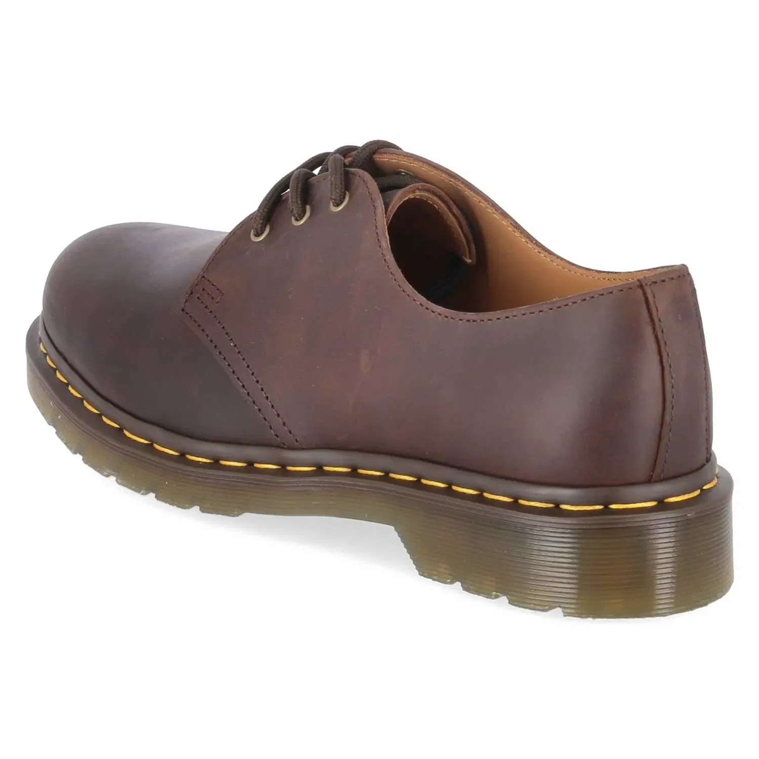 Сникерсы низкие, гладкая кожа, Dr. Martens, коричневый — фото 3