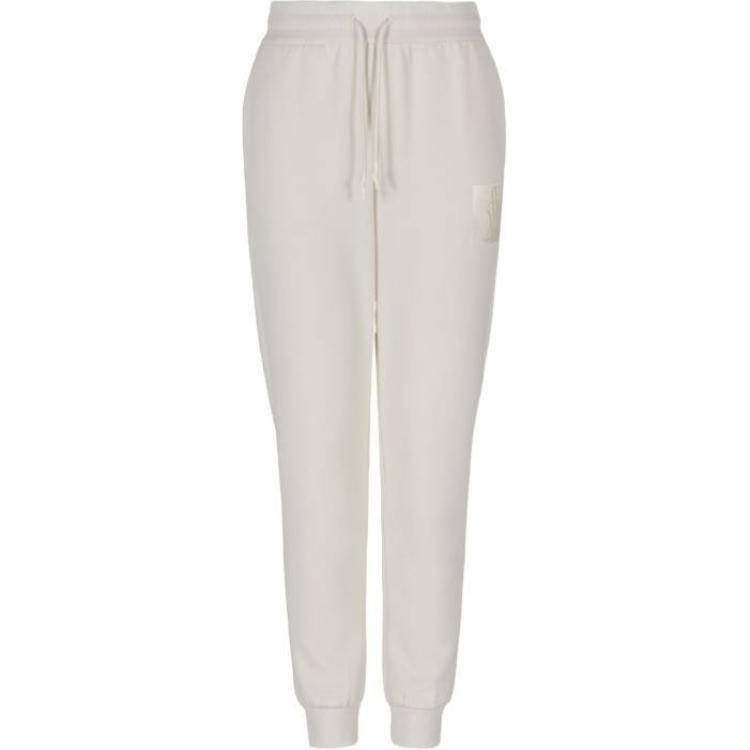 

Брюки спортивные с принтом логотипом и шнурком ARMANI EXCHANGE, белые