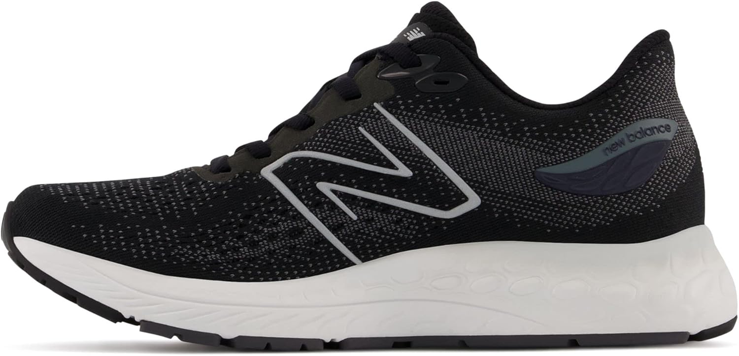Кроссовки для бега New Balance Fresh Foam X 880v12 для мальчиков, черный/серый — фото 3
