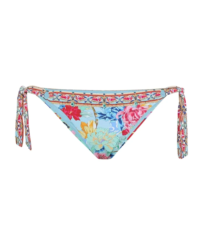 

Трусики от бикини с узором и завязками-кольцами Camilla, мультиколор