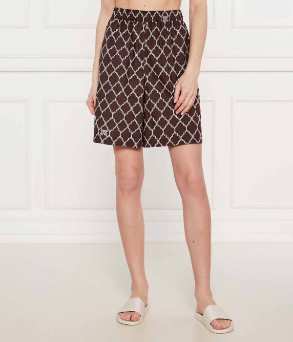 

Шорты улулато Regular fit Max Mara Leisure, коричневый