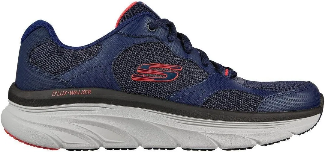 Мужские кроссовки Skechers Relaxed Fit D'Lux Walker - Mainstream, темно-синего цвета, размер UK — фото 4