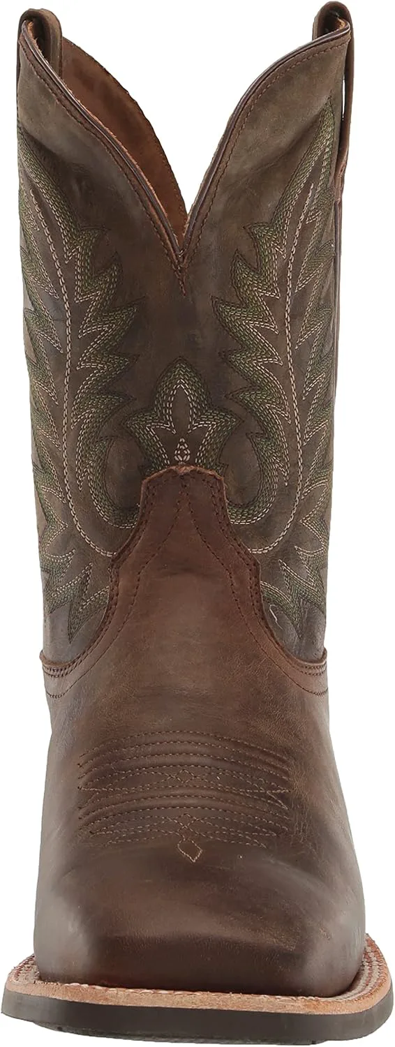 Мужские вестерн-бутсы ARIAT Ridin High, коричневый — фото 2