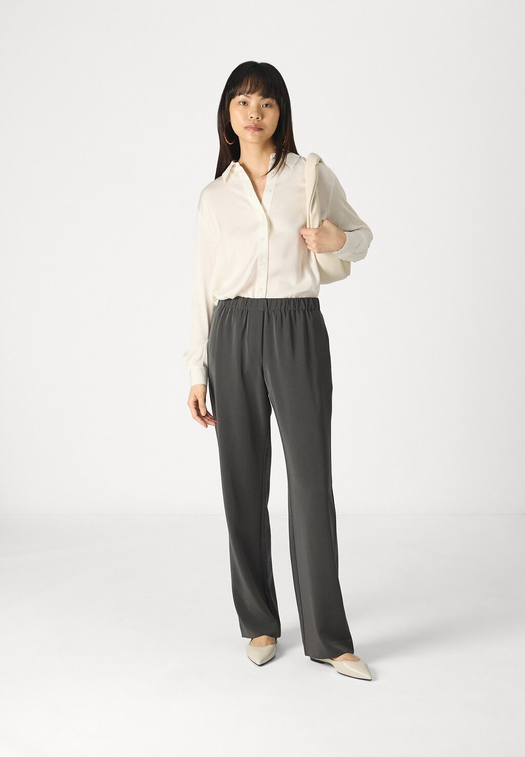

Брюки HOYS STRAIGHT PANTS Samsøe Samsøe, черный