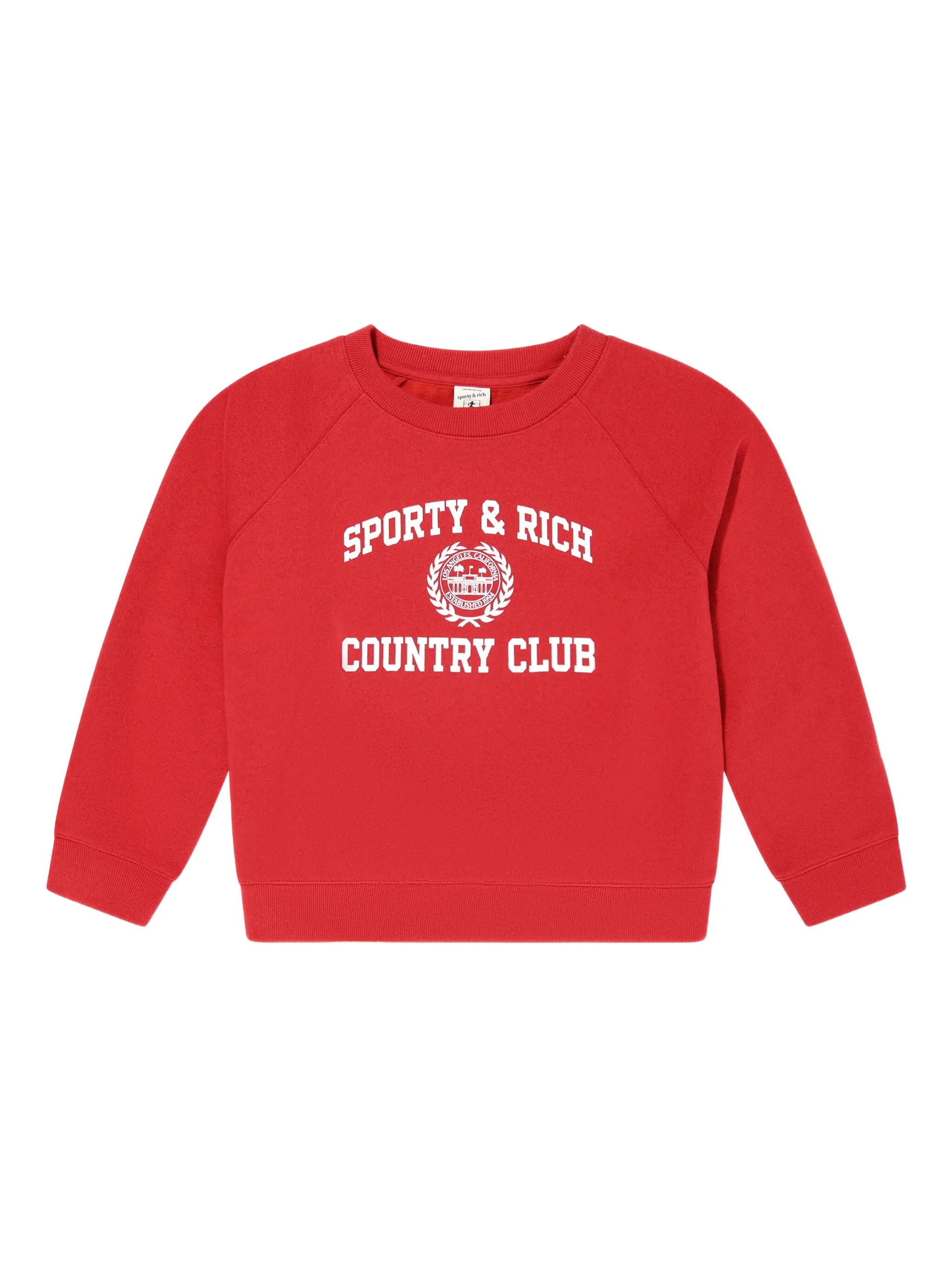 

Толстовка с логотипом Sporty & Rich Kids, красный