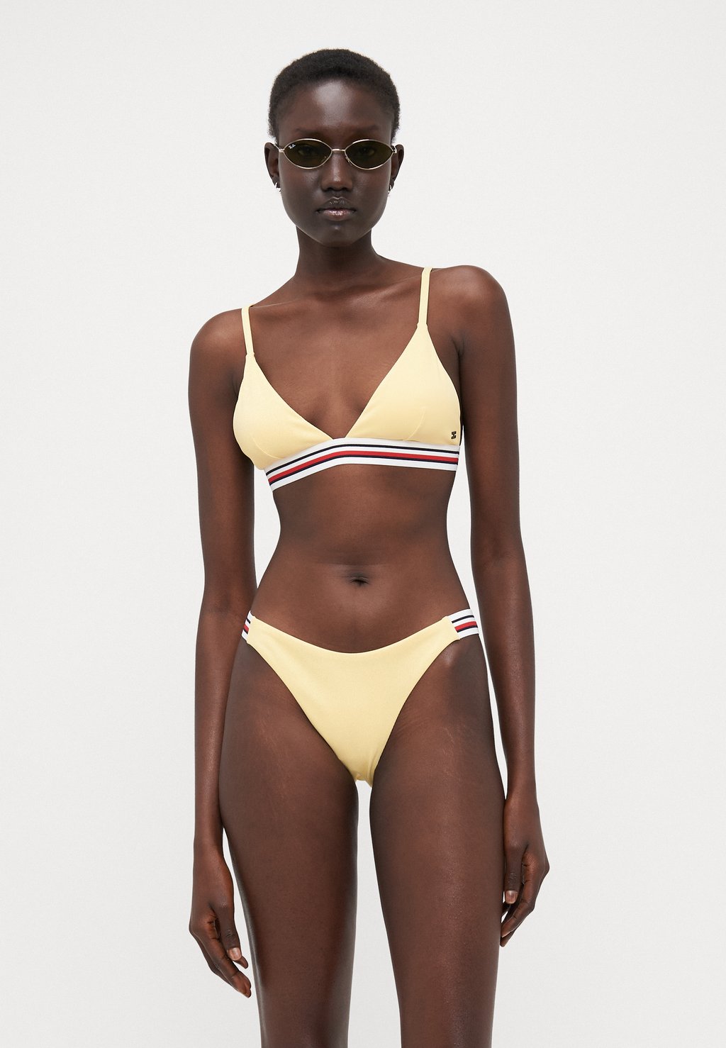 Плавки бикини GLOBAL STRIPE- HIGH LEG CHEEKY Tommy Hilfiger, желтый — фото 2