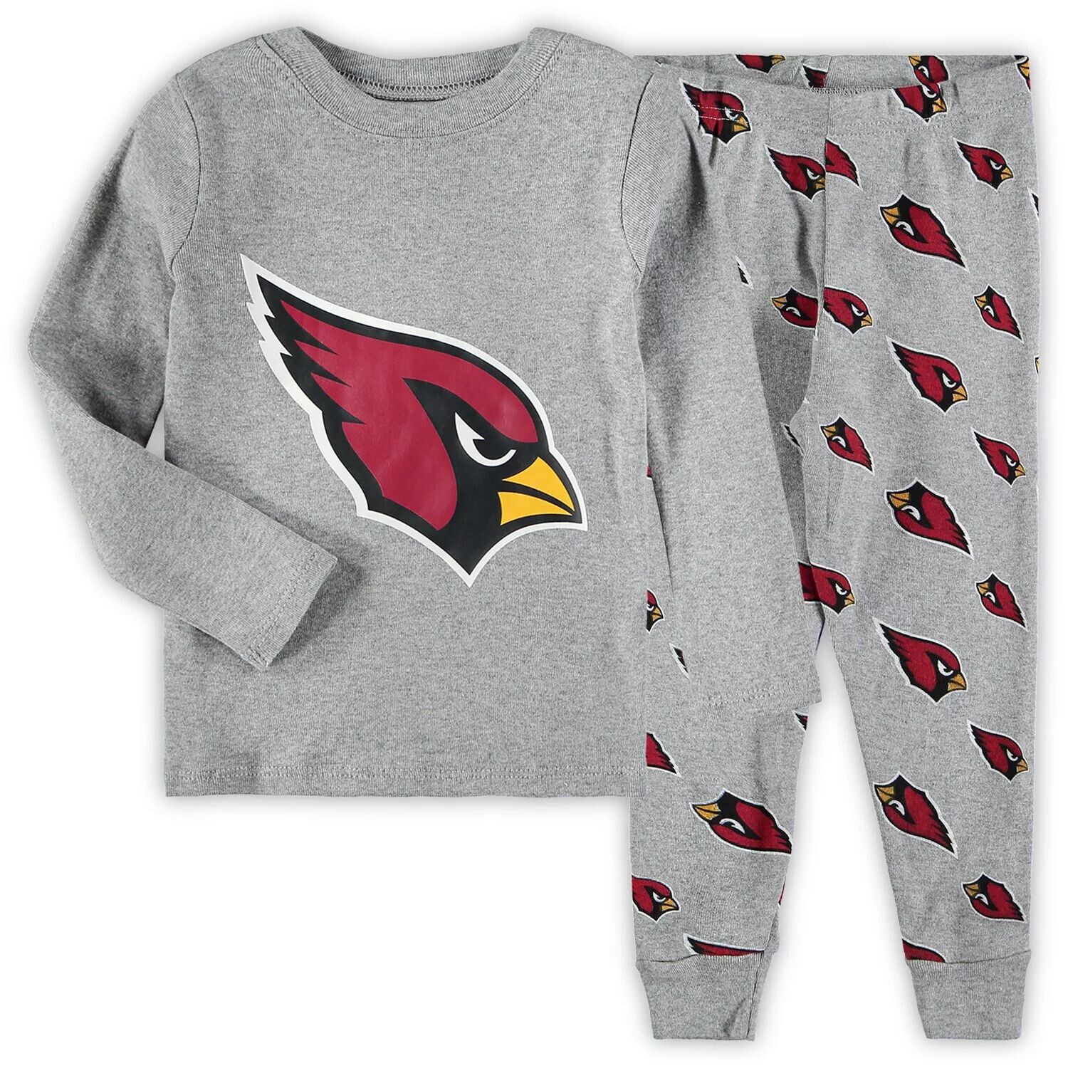 

Серый спальный комплект Arizona Cardinals с меланжевым оттенком для малышей Outerstuff