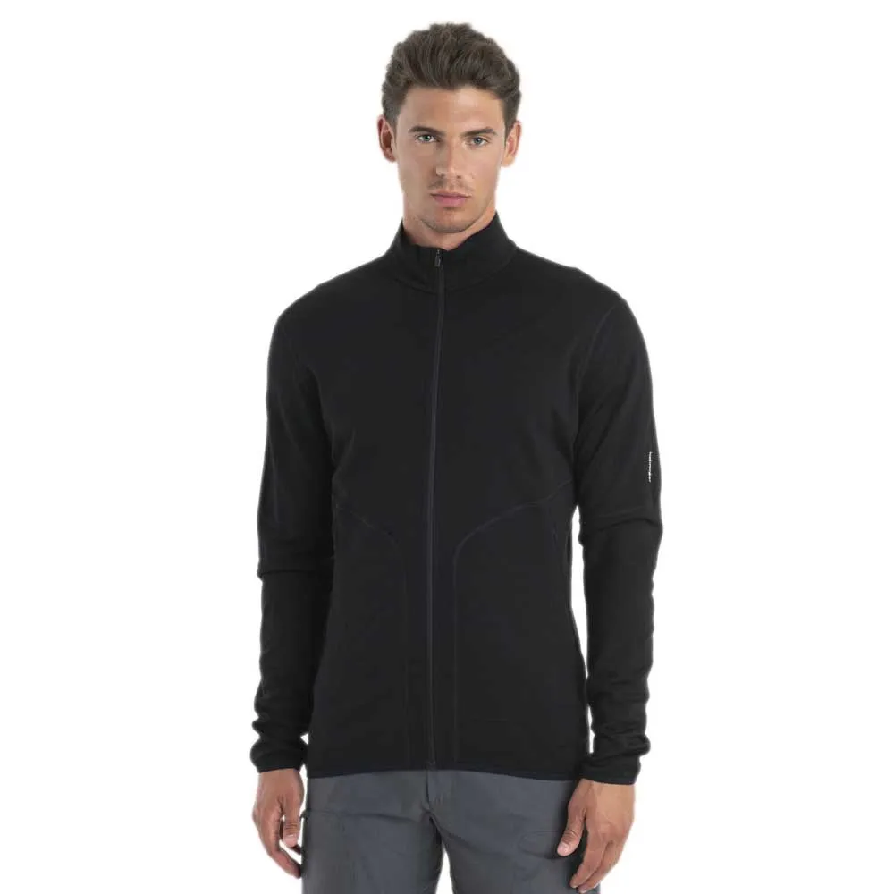 

Толстовка Icebreaker Merino 560 RealFleece Elemental II full zip, черный