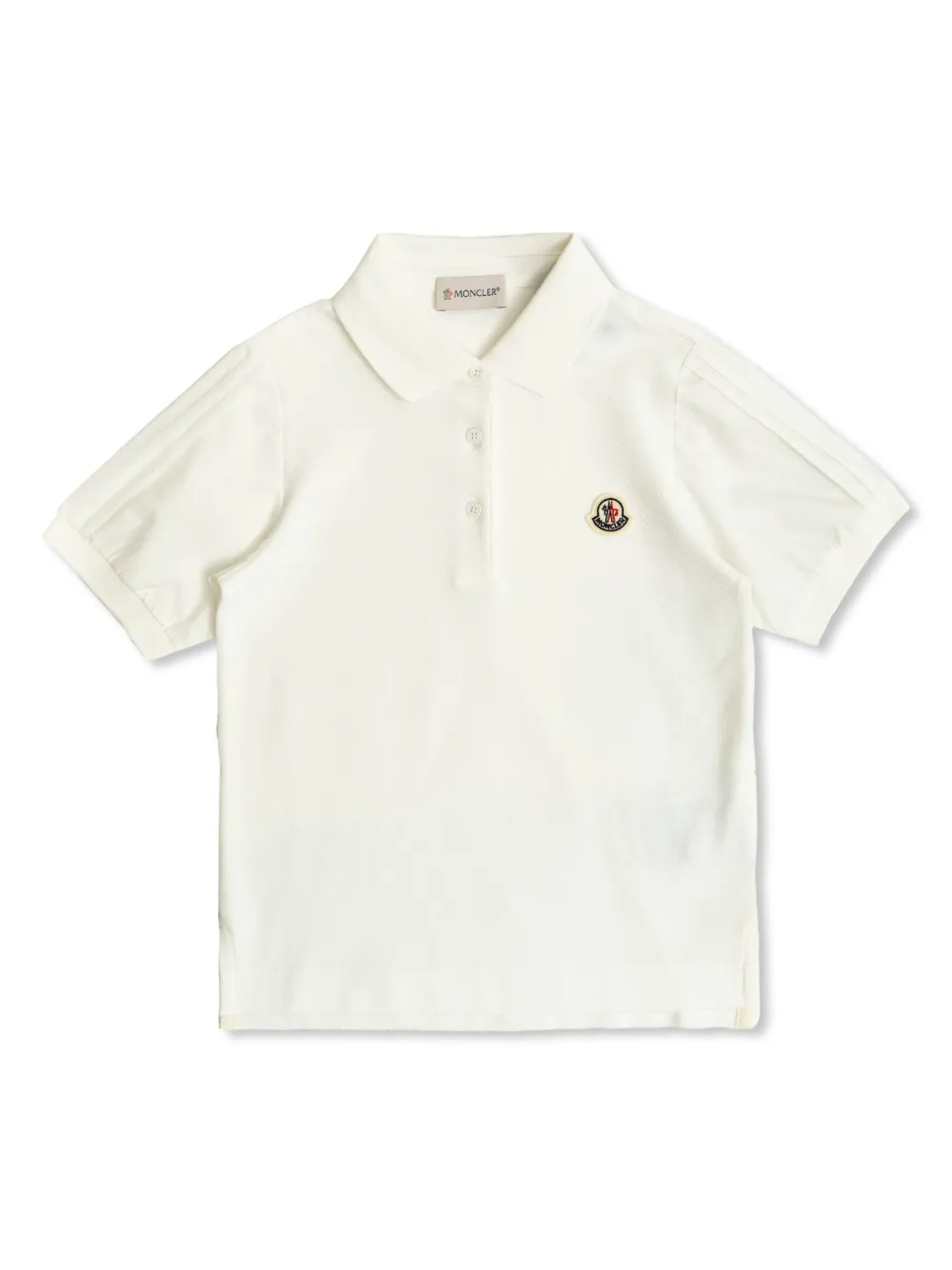 

Рубашка поло с короткими рукавами Moncler Enfant, белый