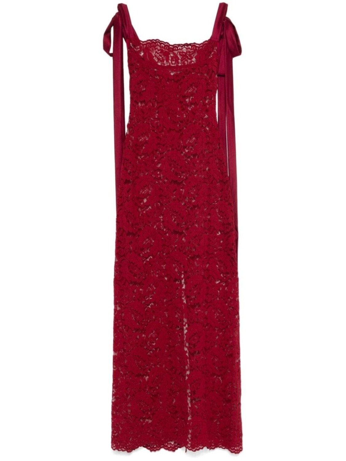 

Atu Body Couture кружевное платье макси из коллаборации с Rue Ra, красный