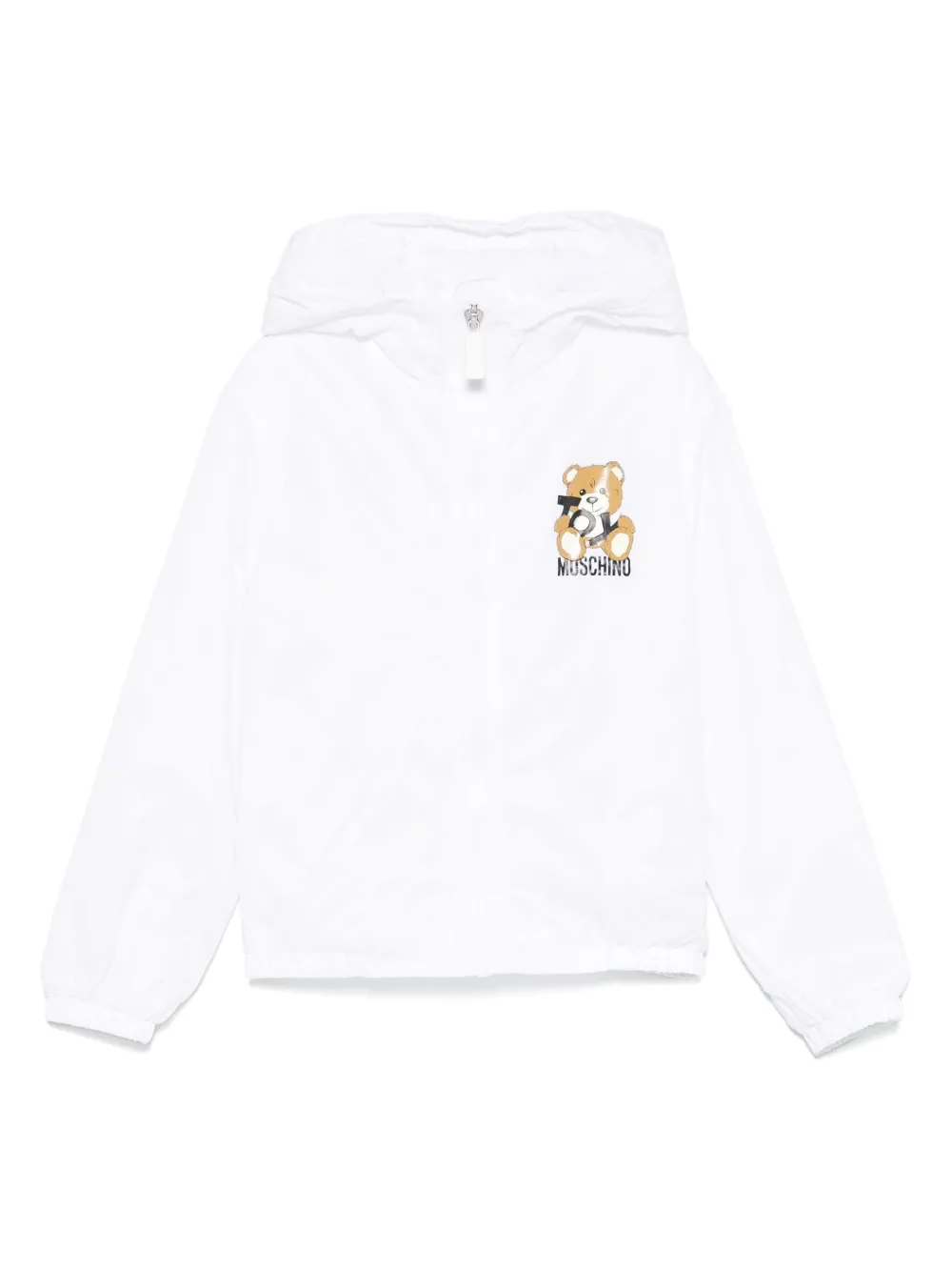 

Куртка с принтом Teddy Bear Moschino Kids, белый