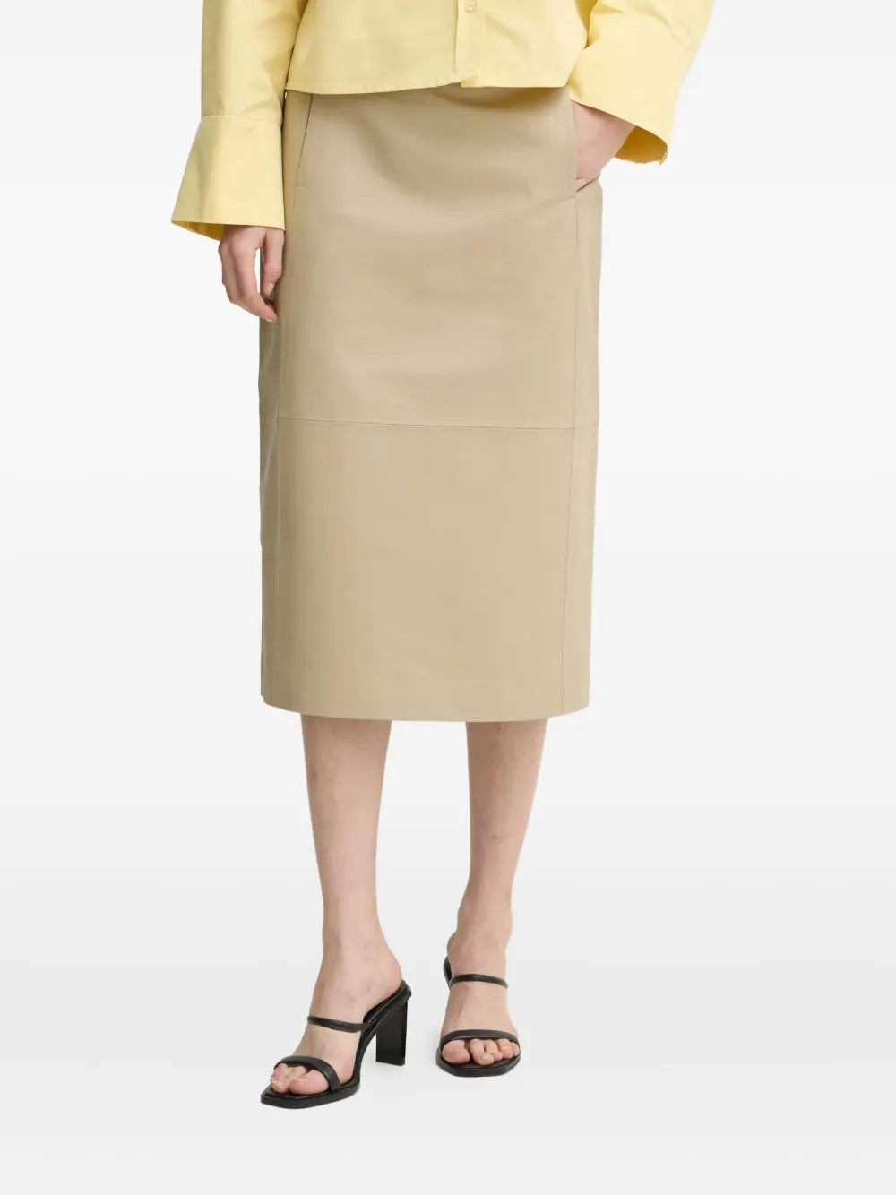 

Юбка миди со вставками Day Birger Et Mikkelsen, нейтральный