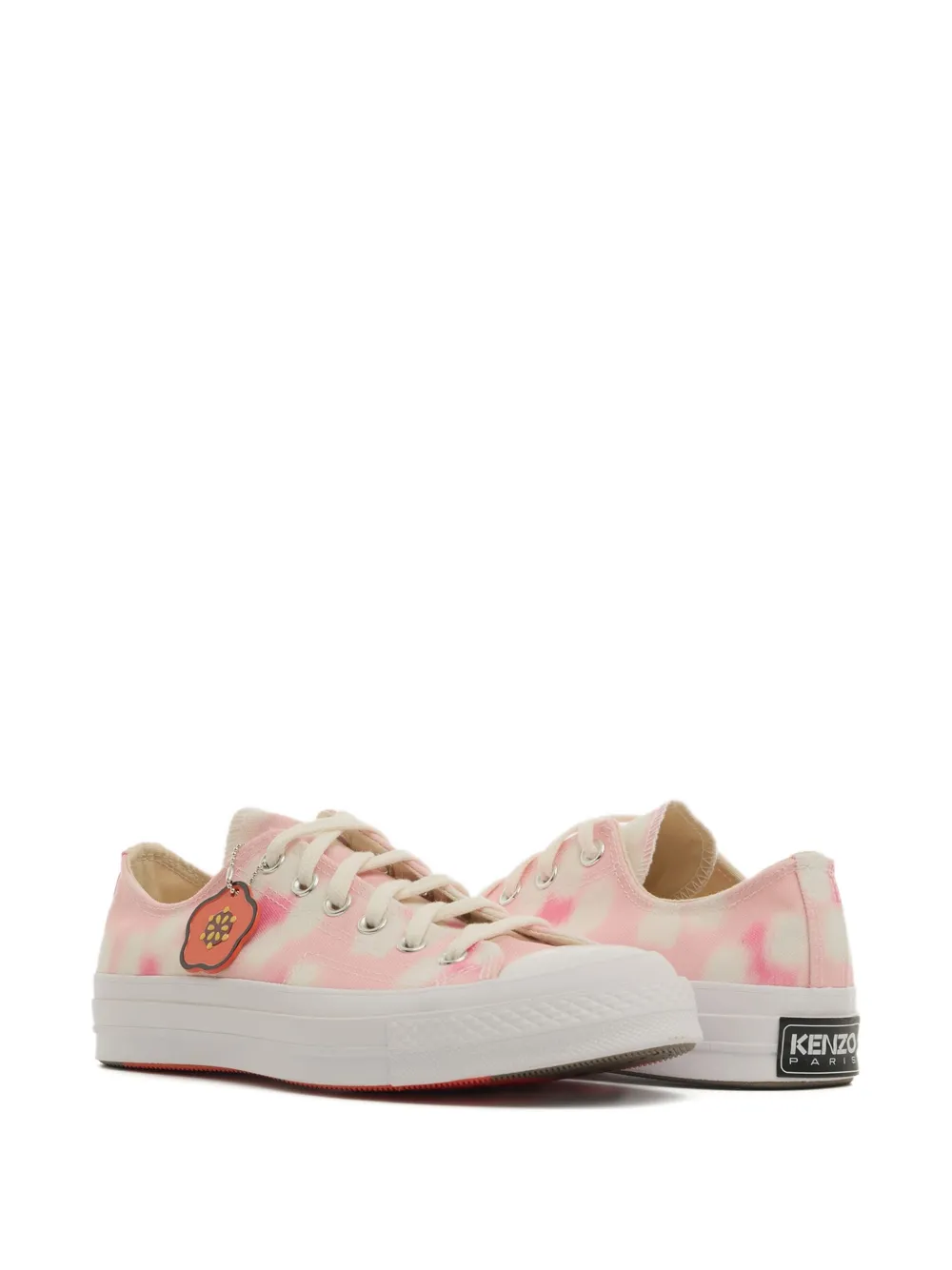 Кроссовки из коллаборации с Kenzo Converse, розовый — фото 2