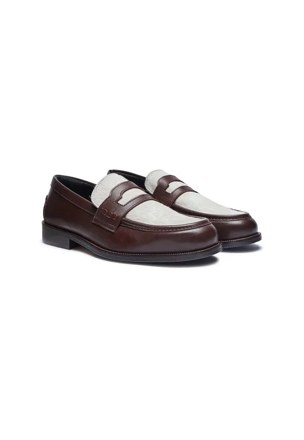 Кроссовки Le métropolitain slip ons Reternity, коричнево-белый — фото 2