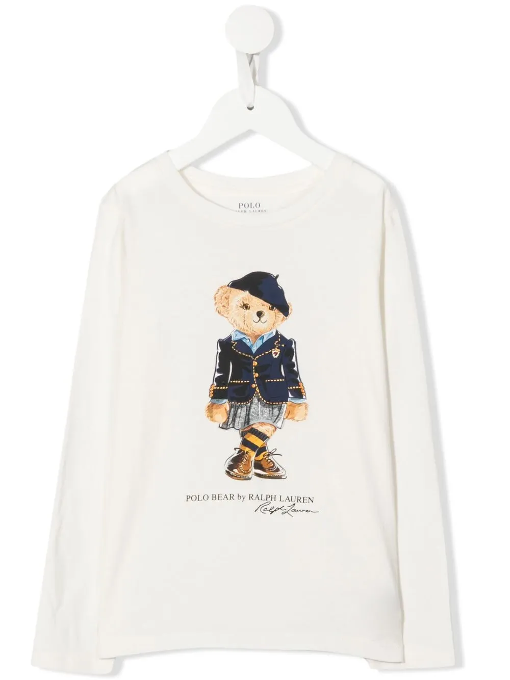 

Футболка Polo Bear с длинными рукавами POLO RALPH LAUREN KIDS, белый