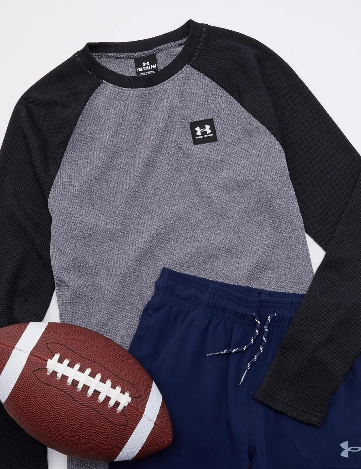 Детская терморубашка с длинным рукавом Under Armour из коллекции Outdoor, Castlerock Raglan — фото 3