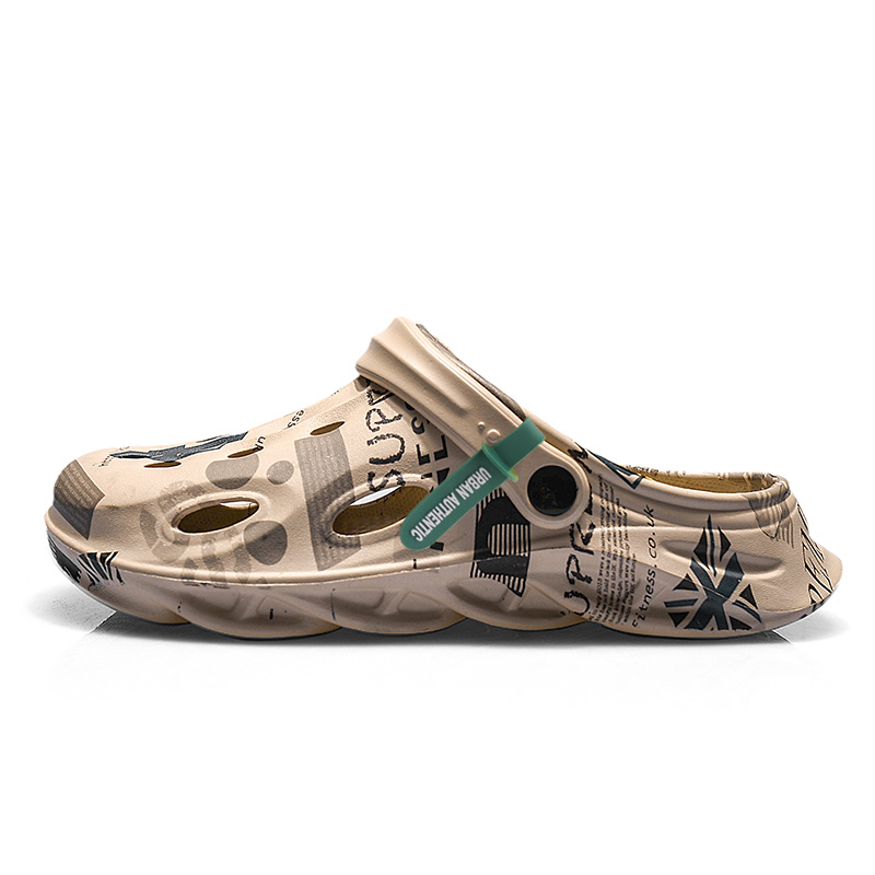 

URBAN AUTHENTIC Клоги мужские хаки, цвет Khaki